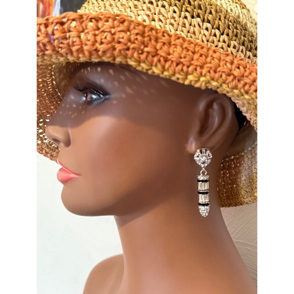 Kenneth Jay Sparkle Earrings - Picture 6 of 6